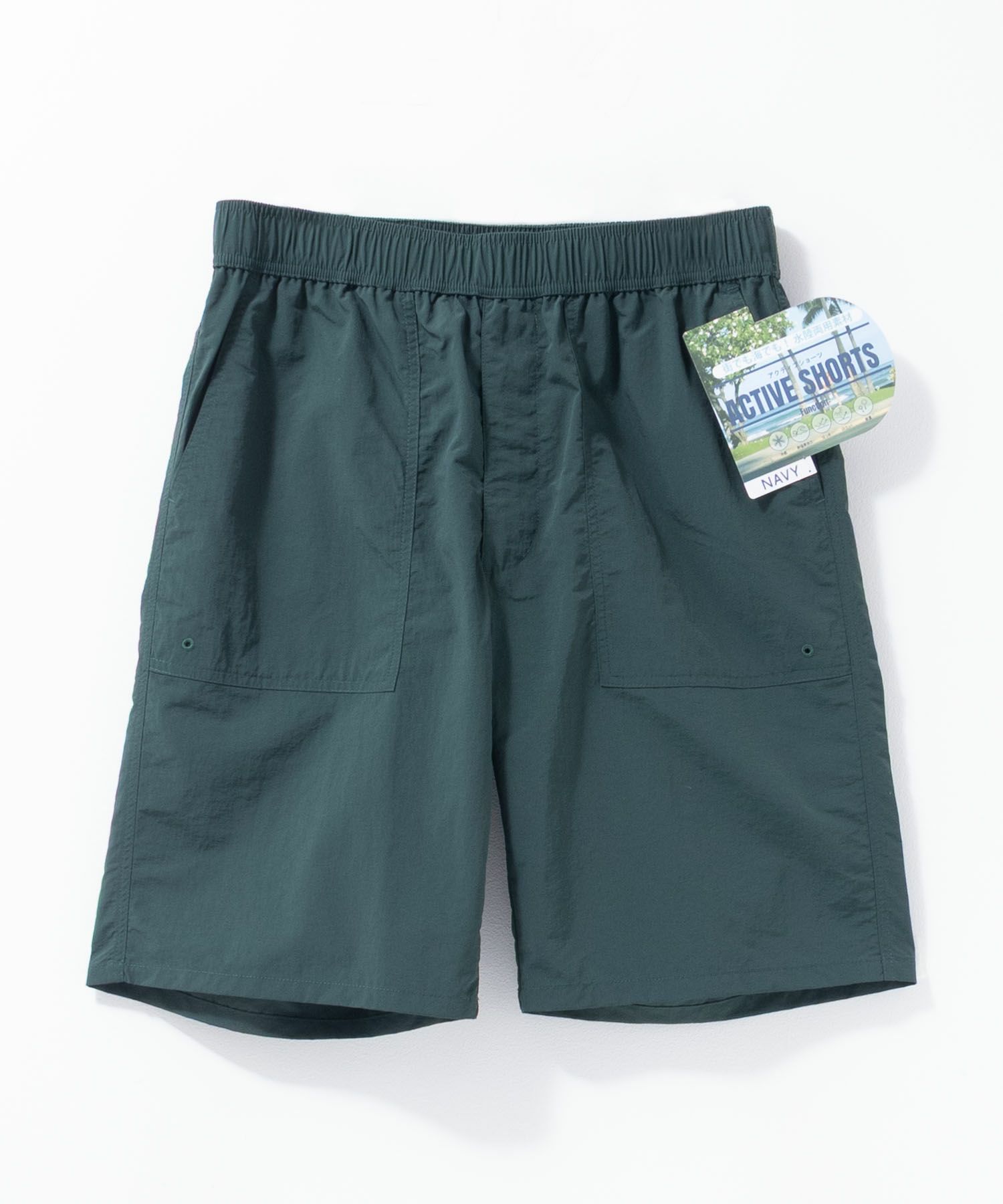 NAVY アクティブショートパンツ メンズ