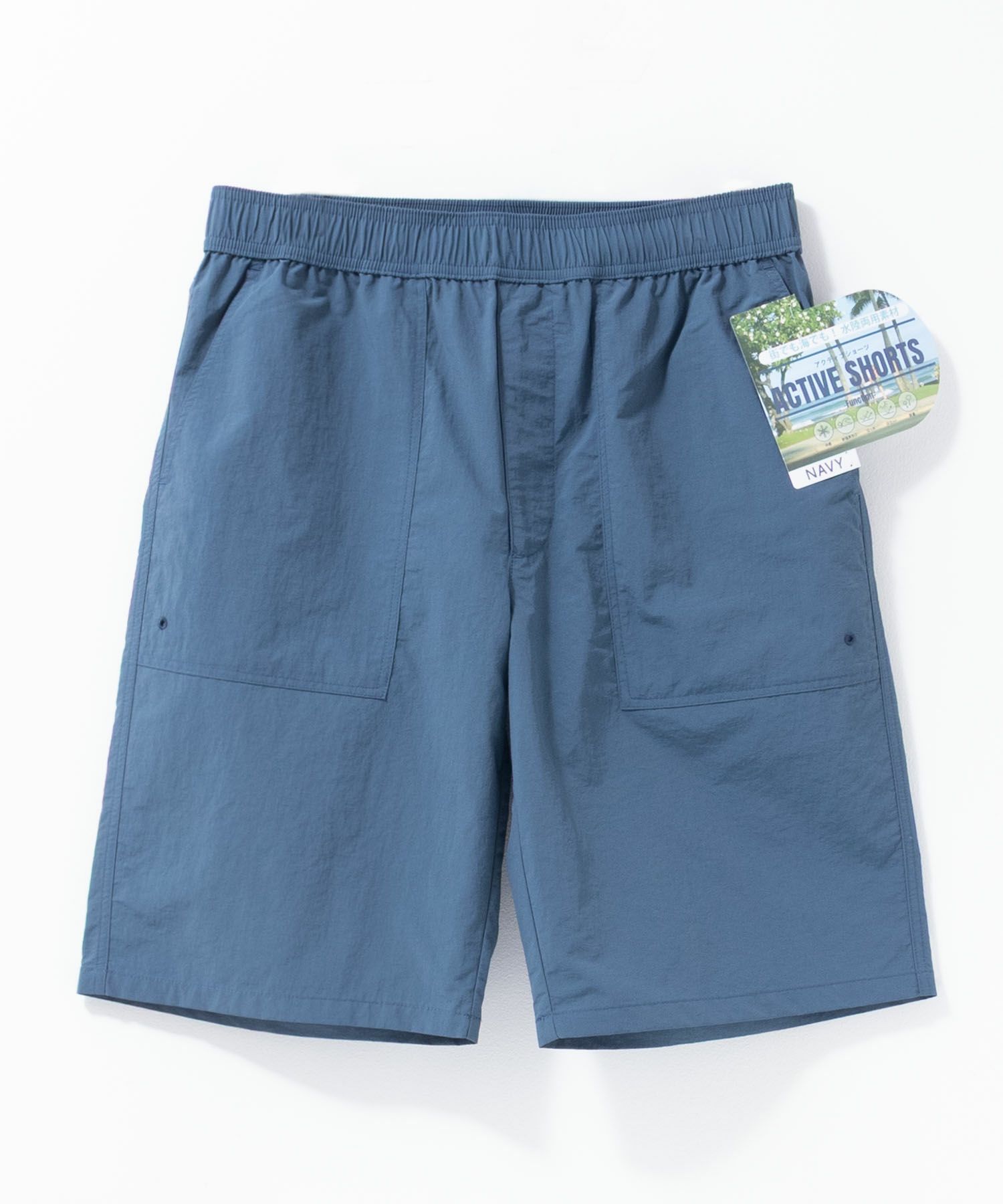 NAVY アクティブショートパンツ メンズ
