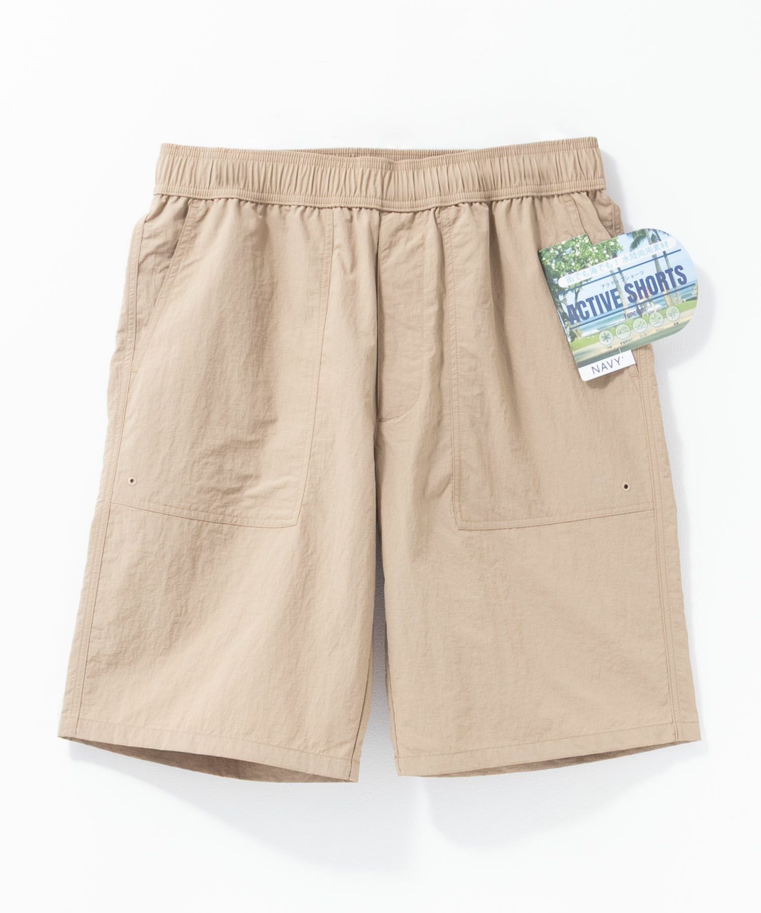 NAVY アクティブショートパンツ メンズ