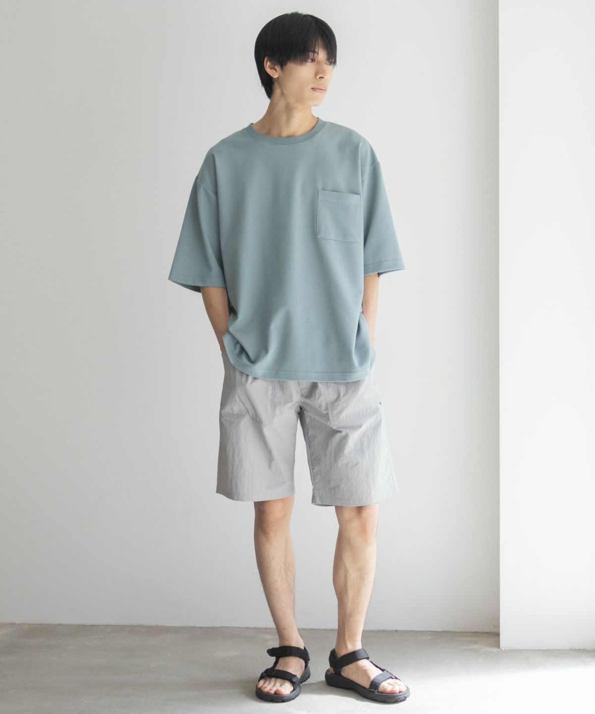 NAVY アクティブショートパンツ メンズ