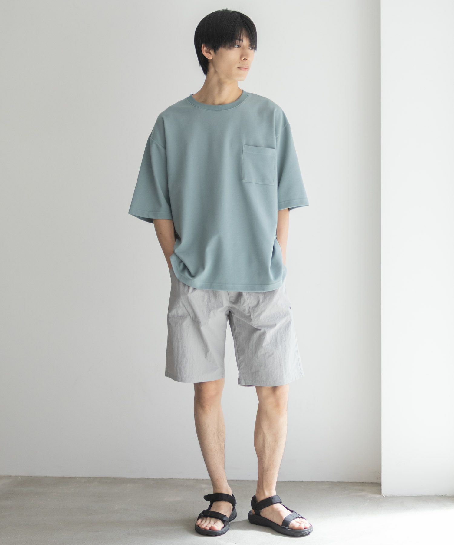 NAVY アクティブショートパンツ メンズ