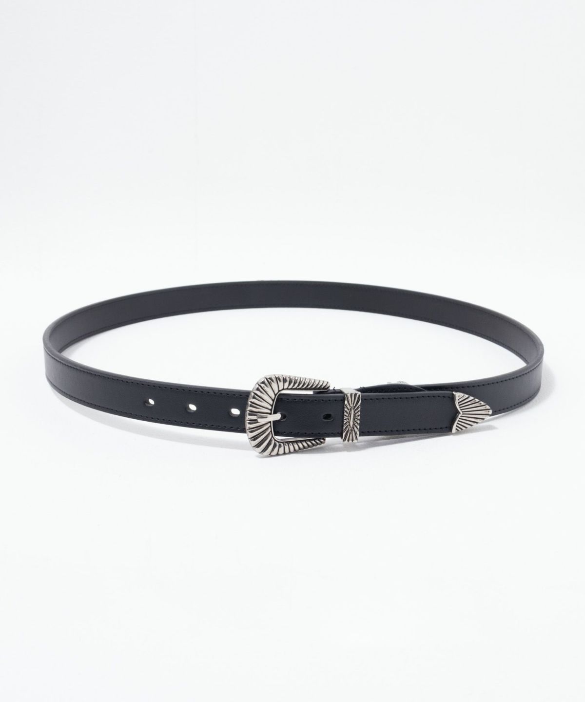 25mmウエスタン3点尾錠バックルベルト メンズ