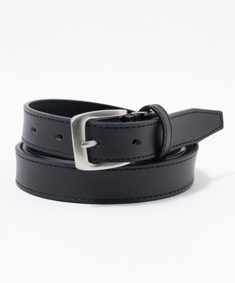25mmエシカルレザー無地ベルト メンズ商品画像-1