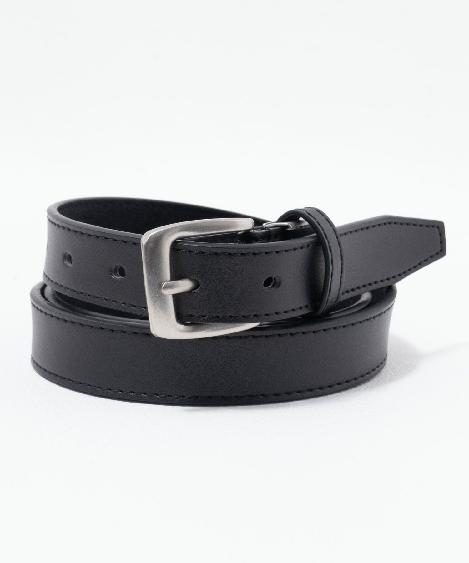 25mmエシカルレザー無地ベルト メンズ