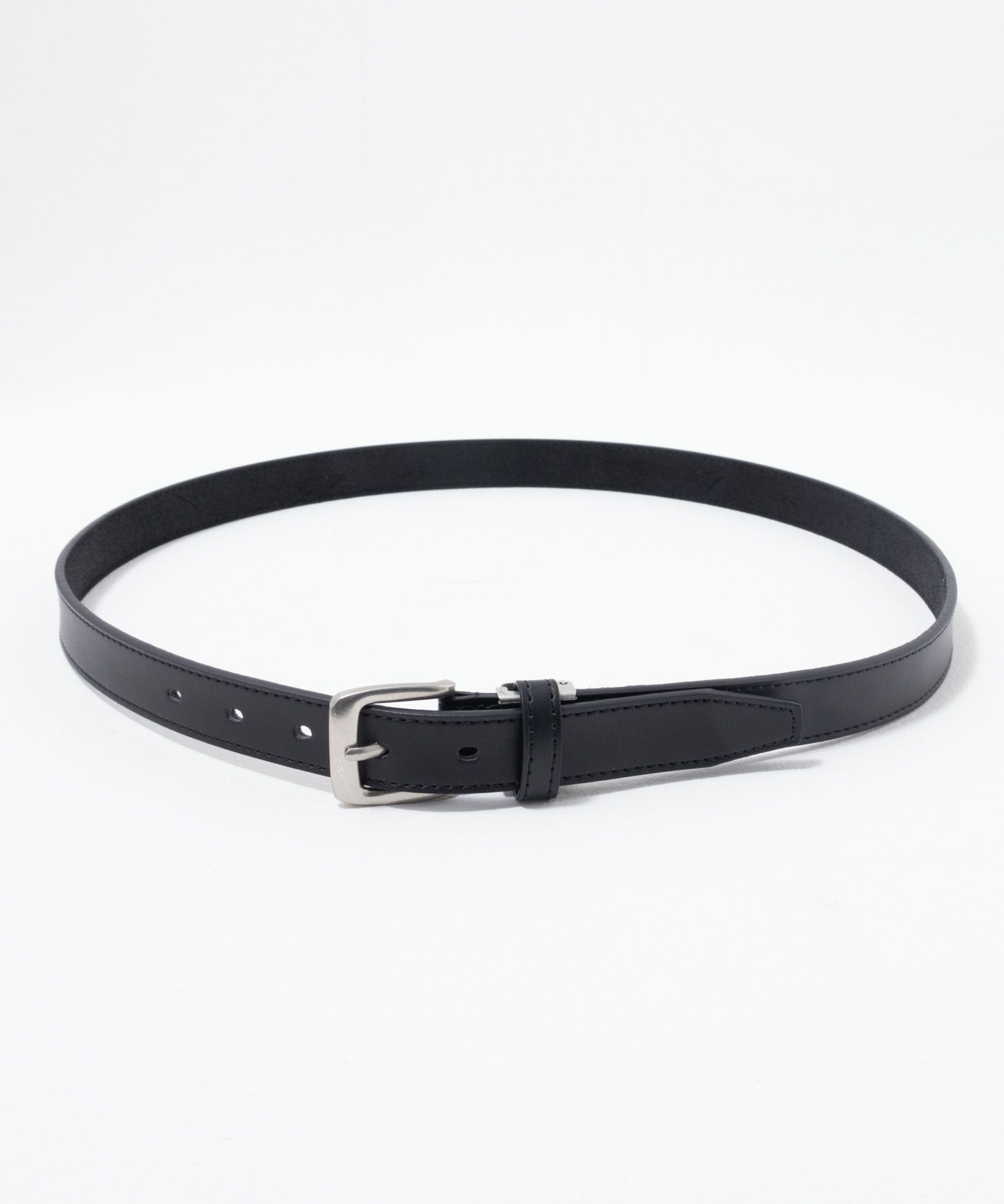 25mmエシカルレザー無地ベルト メンズ商品画像-3