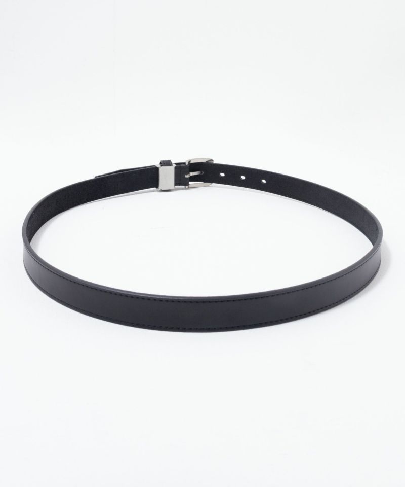 25mmエシカルレザー無地ベルト メンズ商品画像-4