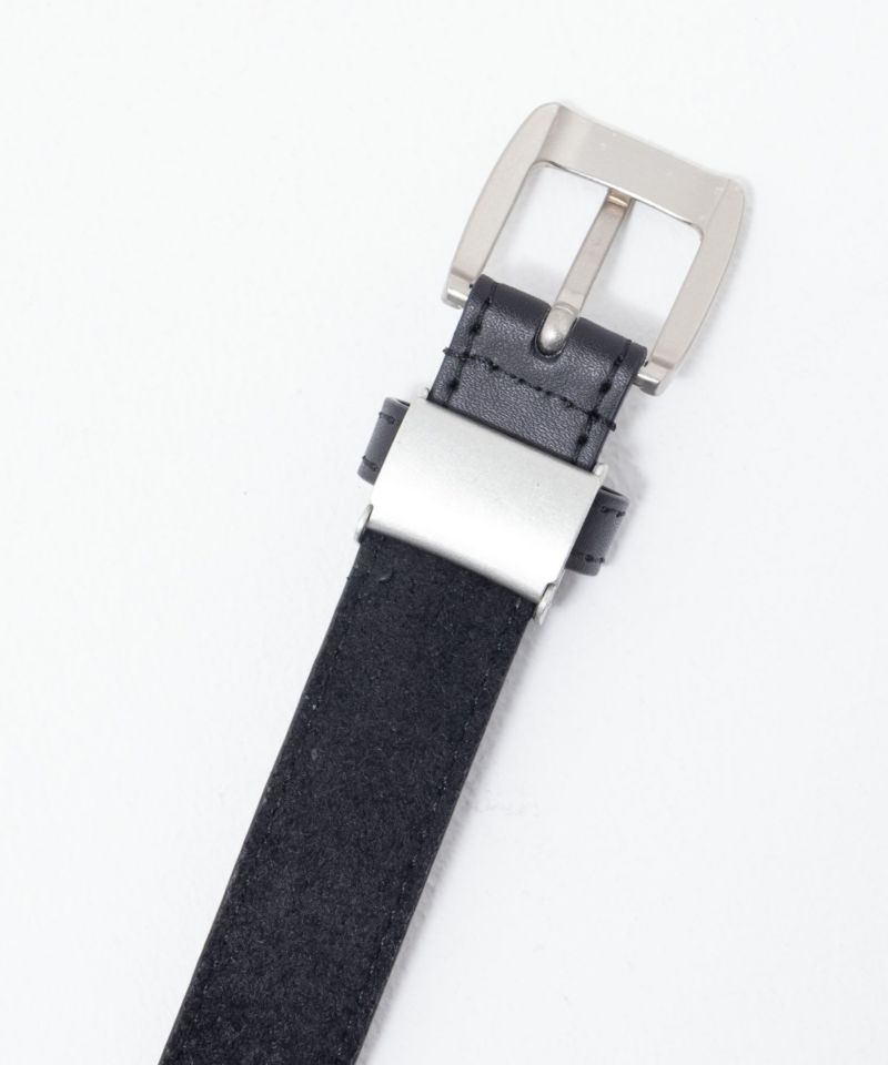 25mmエシカルレザー無地ベルト メンズ商品画像-7