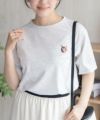 nAvy ネコ刺繍Tシャツ レディース ネコポス 対応商品