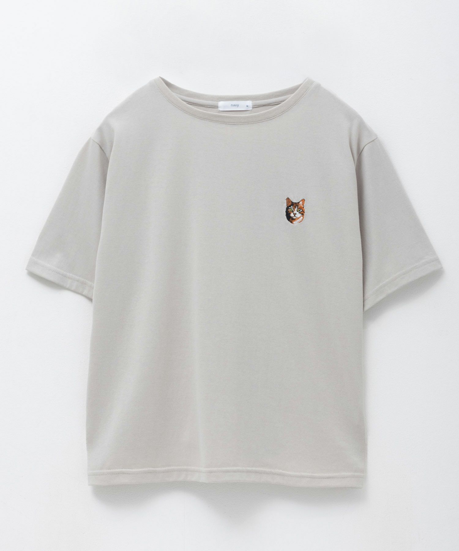 nAvy  ネコ刺繍Tシャツ レディース メール便 対応商品商品画像-25