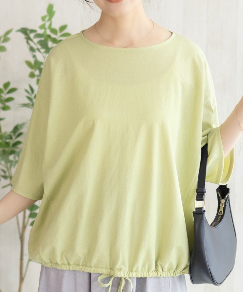 nAvy  SARARI 裾スピンドルTシャツ レディース メール便 対応商品商品画像-3