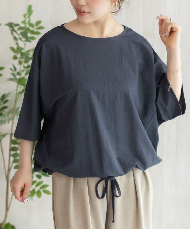 nAvy  SARARI 裾スピンドルTシャツ レディース メール便 対応商品商品画像-5