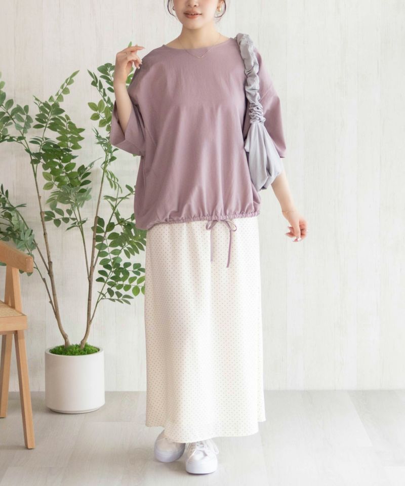 nAvy  SARARI 裾スピンドルTシャツ レディース メール便 対応商品商品画像-14