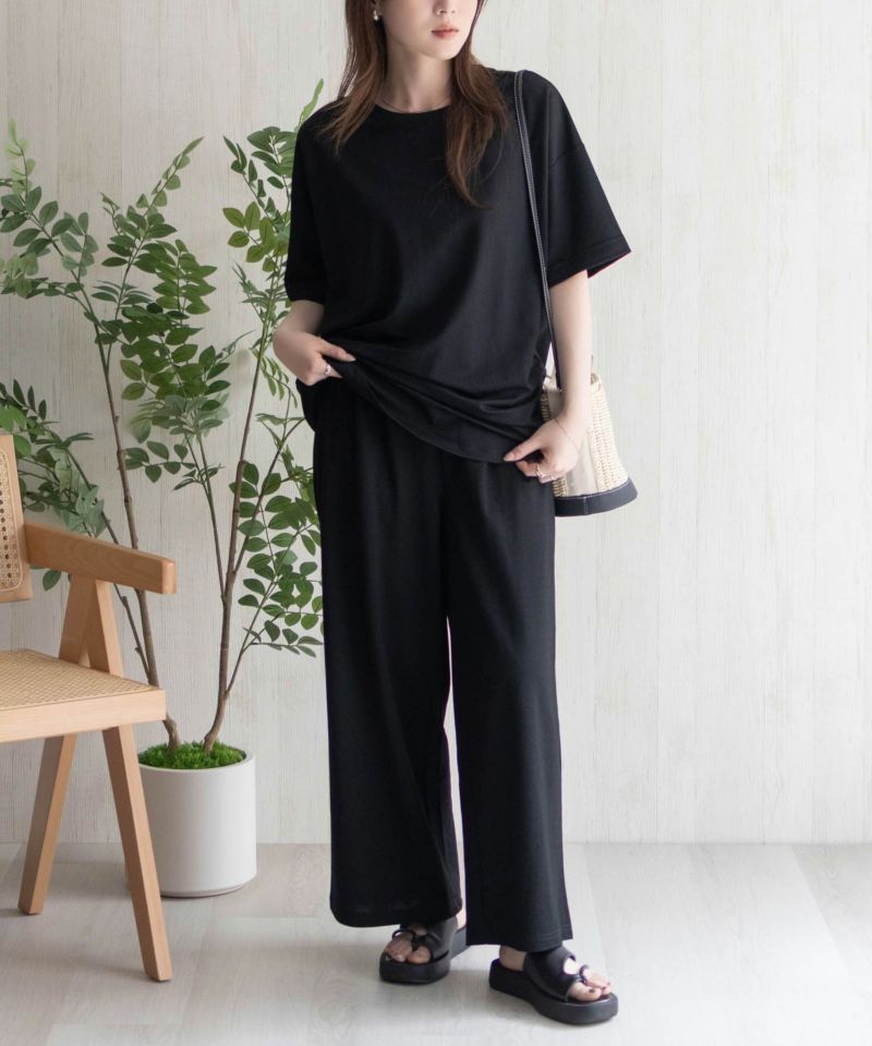 nAvy  SARARI チュニック丈Tシャツ レディース メール便 対応商品商品画像-11