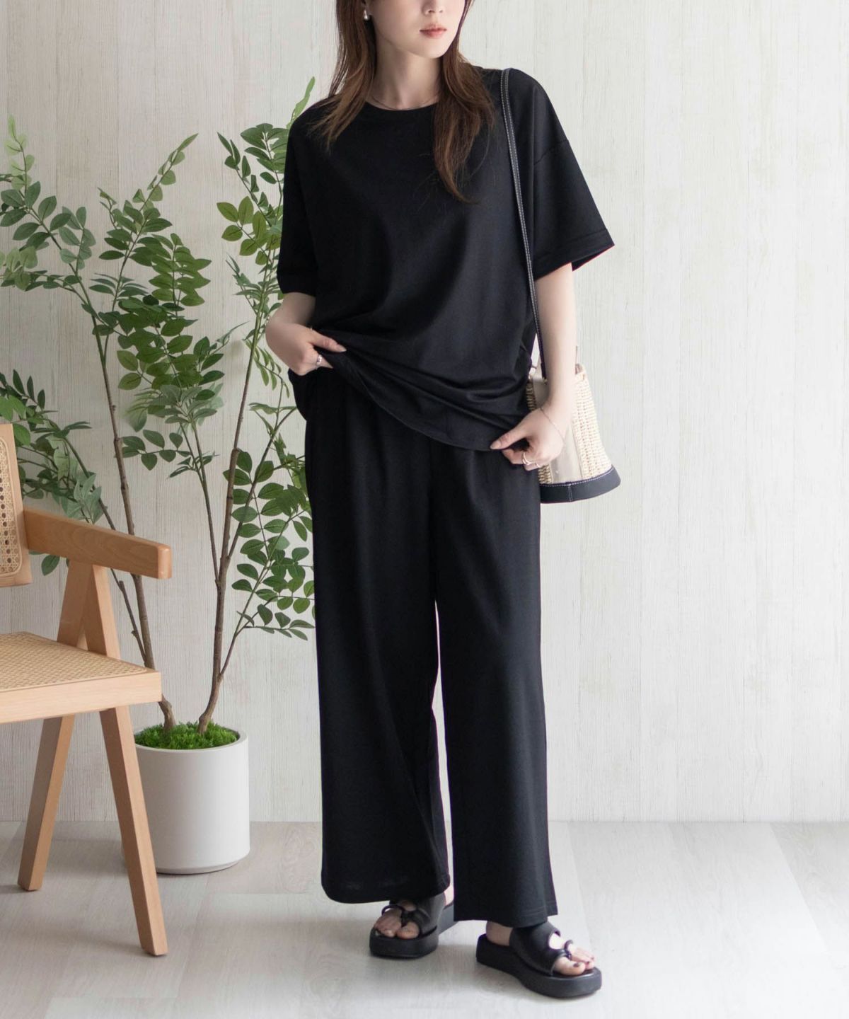 nAvy SARARI チュニック丈Tシャツ レディース ネコポス 対応商品