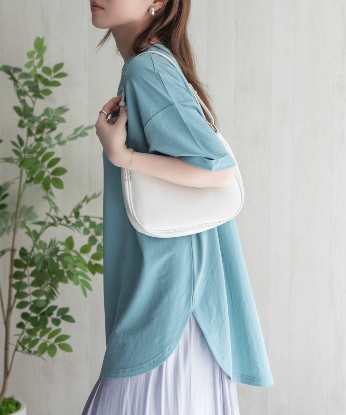 nAvy SARARI チュニック丈Tシャツ レディース ネコポス 対応商品