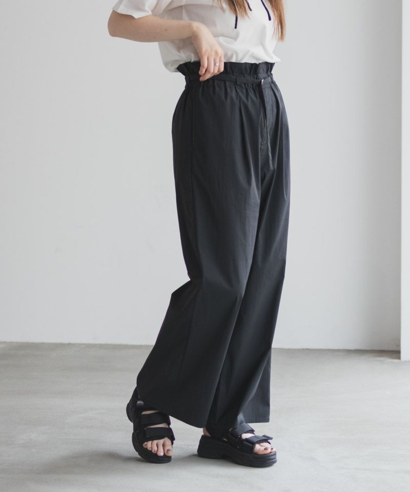 nAvy  SARARI ベルト付きハイウエストパンツ レディース商品画像-6