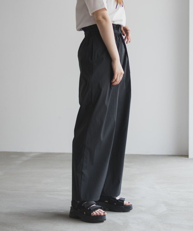 nAvy SARARI ベルト付きハイウエストパンツ レディース商品画像-7