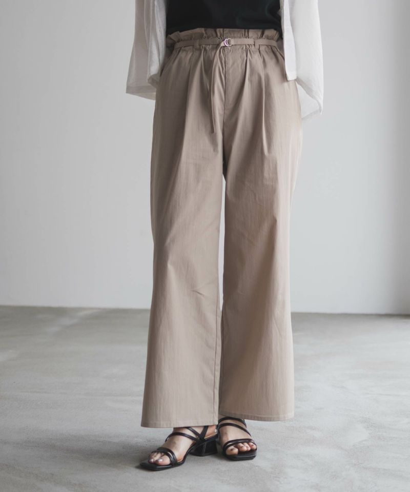 nAvy  SARARI ベルト付きハイウエストパンツ レディース商品画像-14