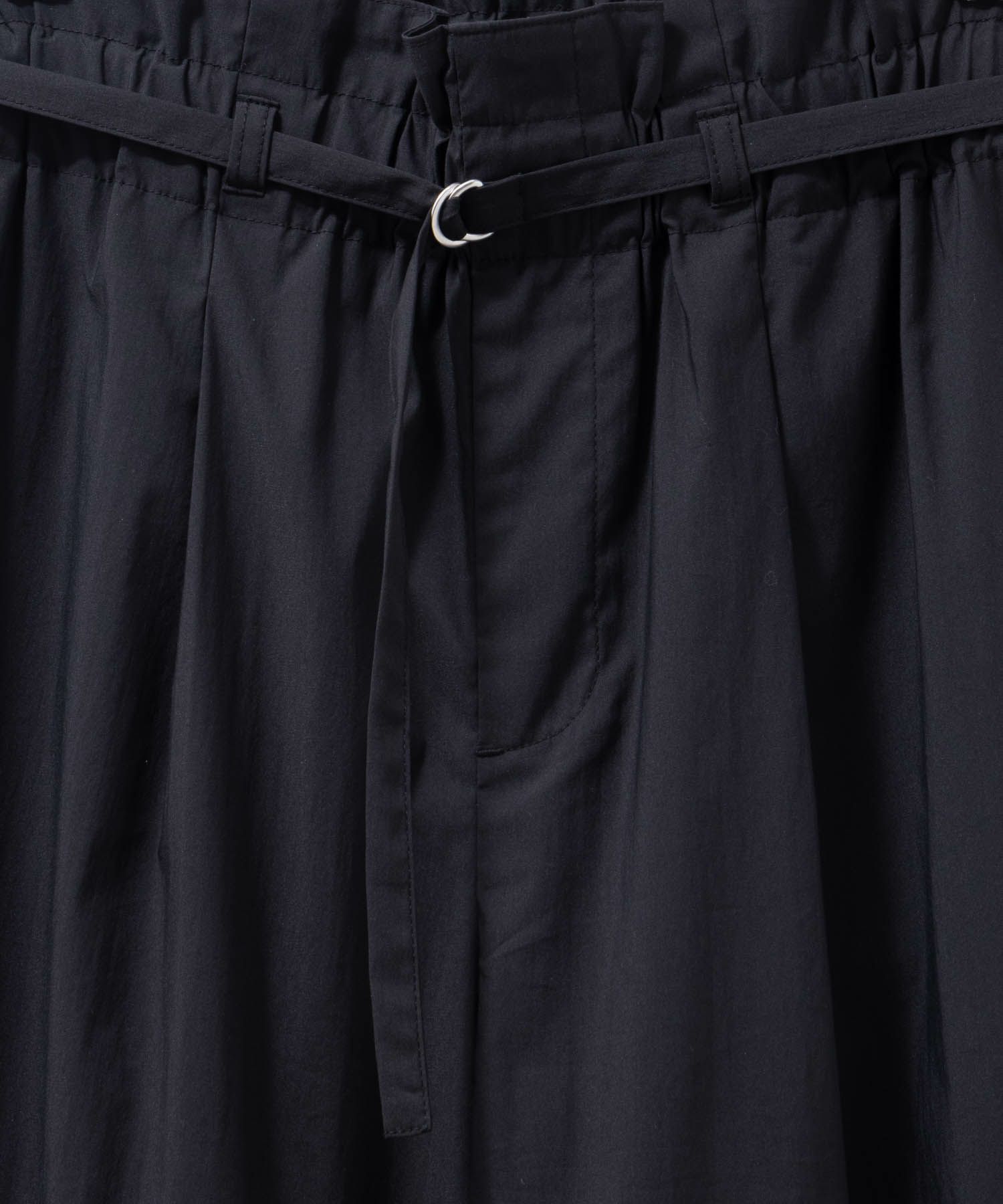 nAvy SARARI ベルト付きハイウエストパンツ レディース