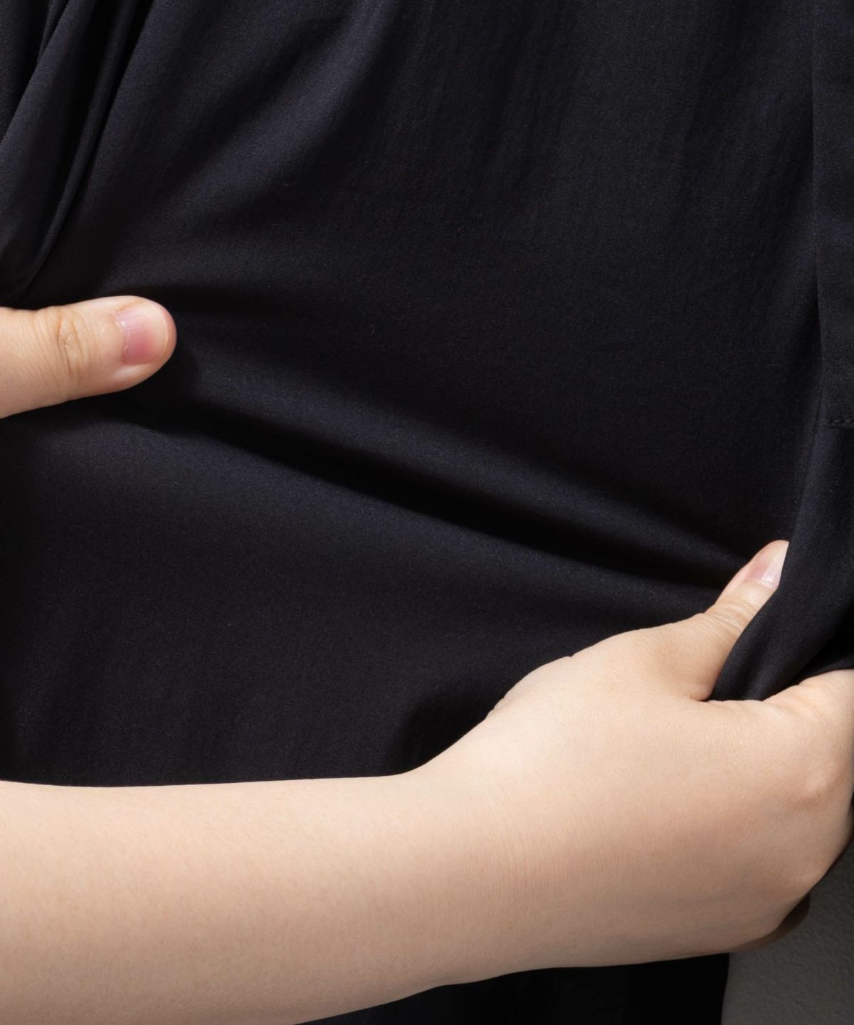 nAvy SARARI ベルト付きハイウエストパンツ レディース