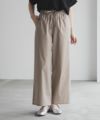 nAvy SARARI ギャザーワイドパンツ レディース