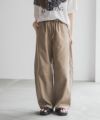 nAvy ソフトツイルイージーカーブパンツ レディース