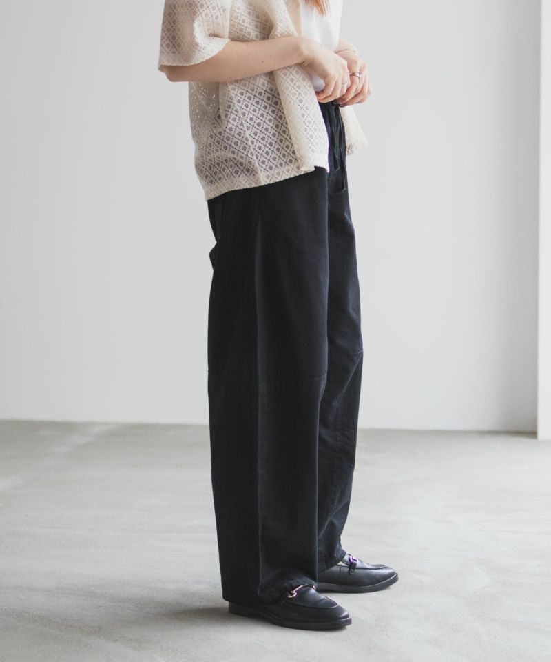 nAvy  ソフトツイルイージーカーブパンツ レディース商品画像-5