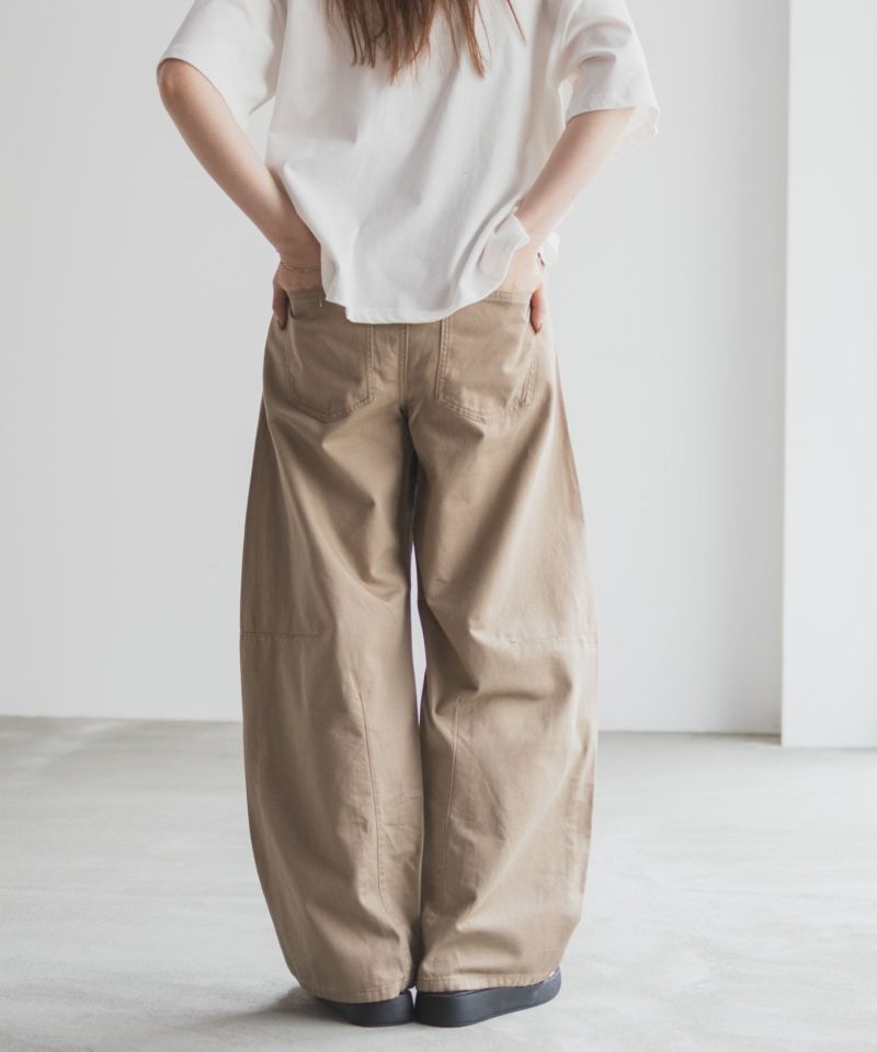 nAvy  ソフトツイルイージーカーブパンツ レディース商品画像-16