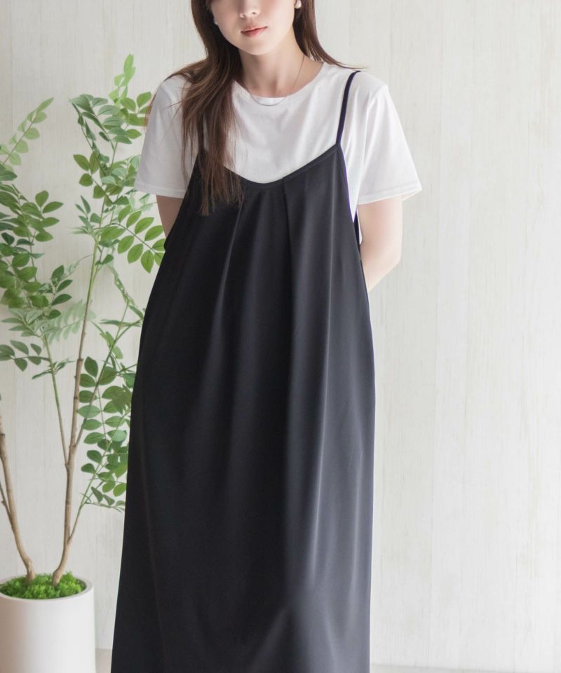 nAvy  ポリツイルキャミワンピースアンサンブル レディース商品画像-6