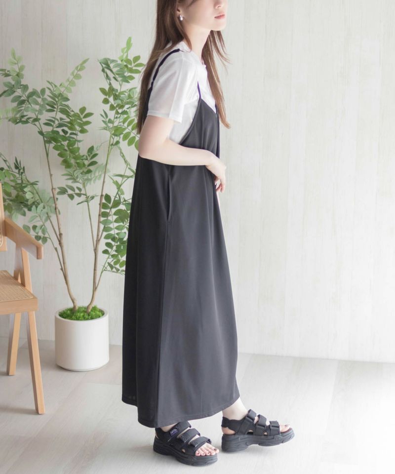 nAvy  ポリツイルキャミワンピースアンサンブル レディース商品画像-8