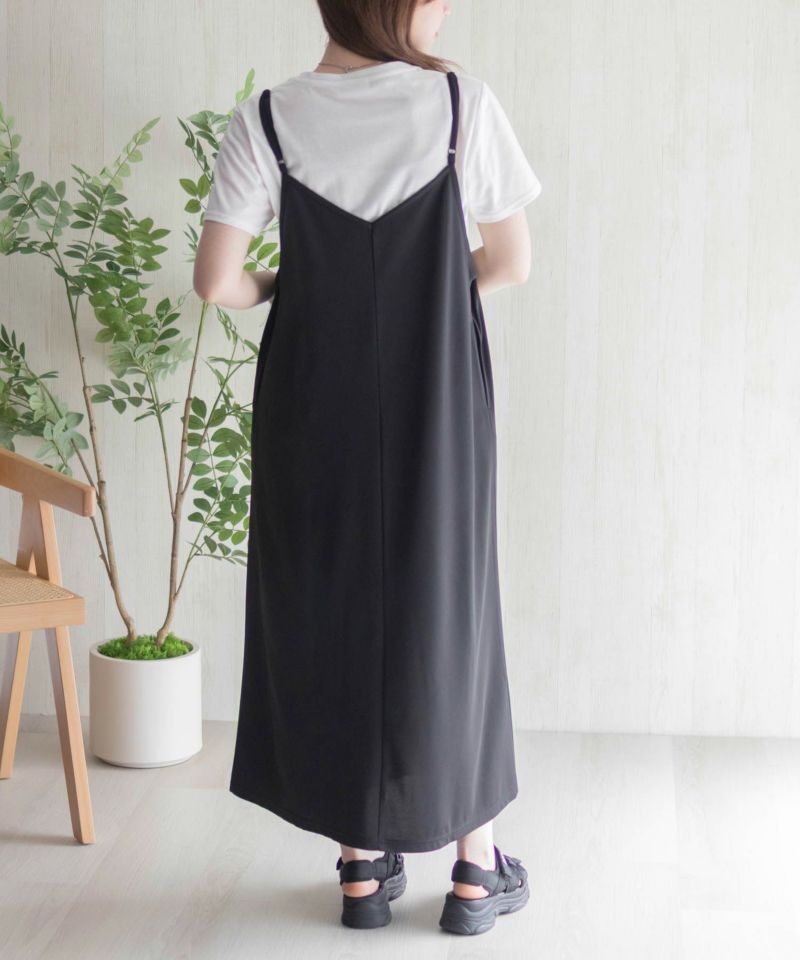 nAvy  ポリツイルキャミワンピースアンサンブル レディース商品画像-9