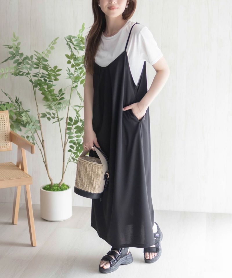 nAvy  ポリツイルキャミワンピースアンサンブル レディース商品画像-11