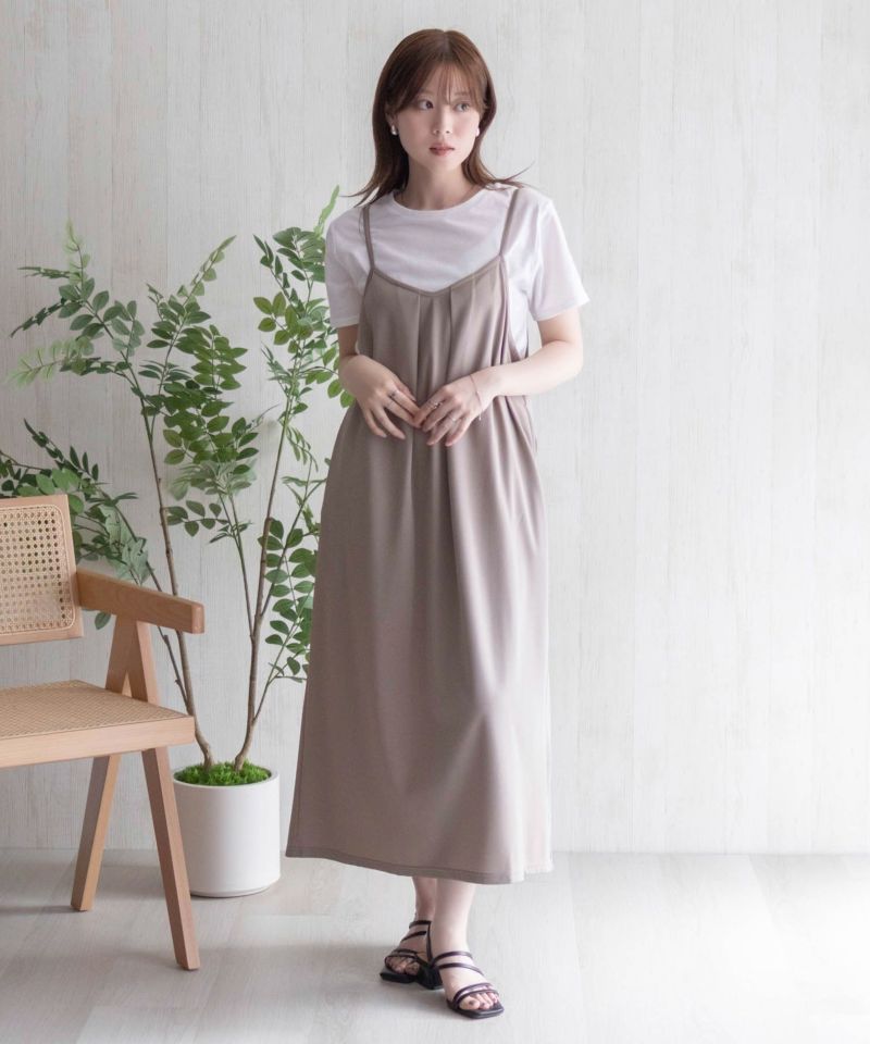 nAvy  ポリツイルキャミワンピースアンサンブル レディース商品画像-36