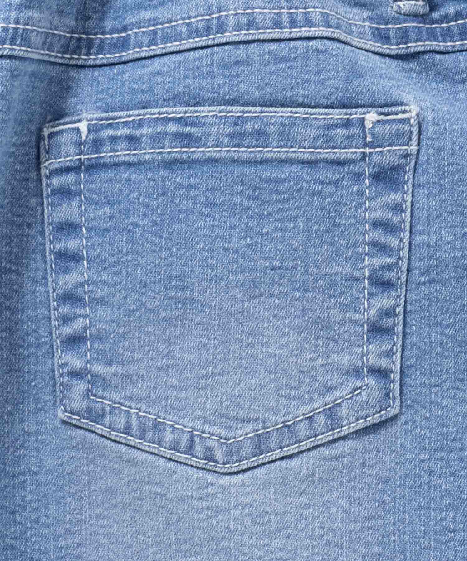 NAVY のびるモン デニムハイウエストショートパンツ キッズ