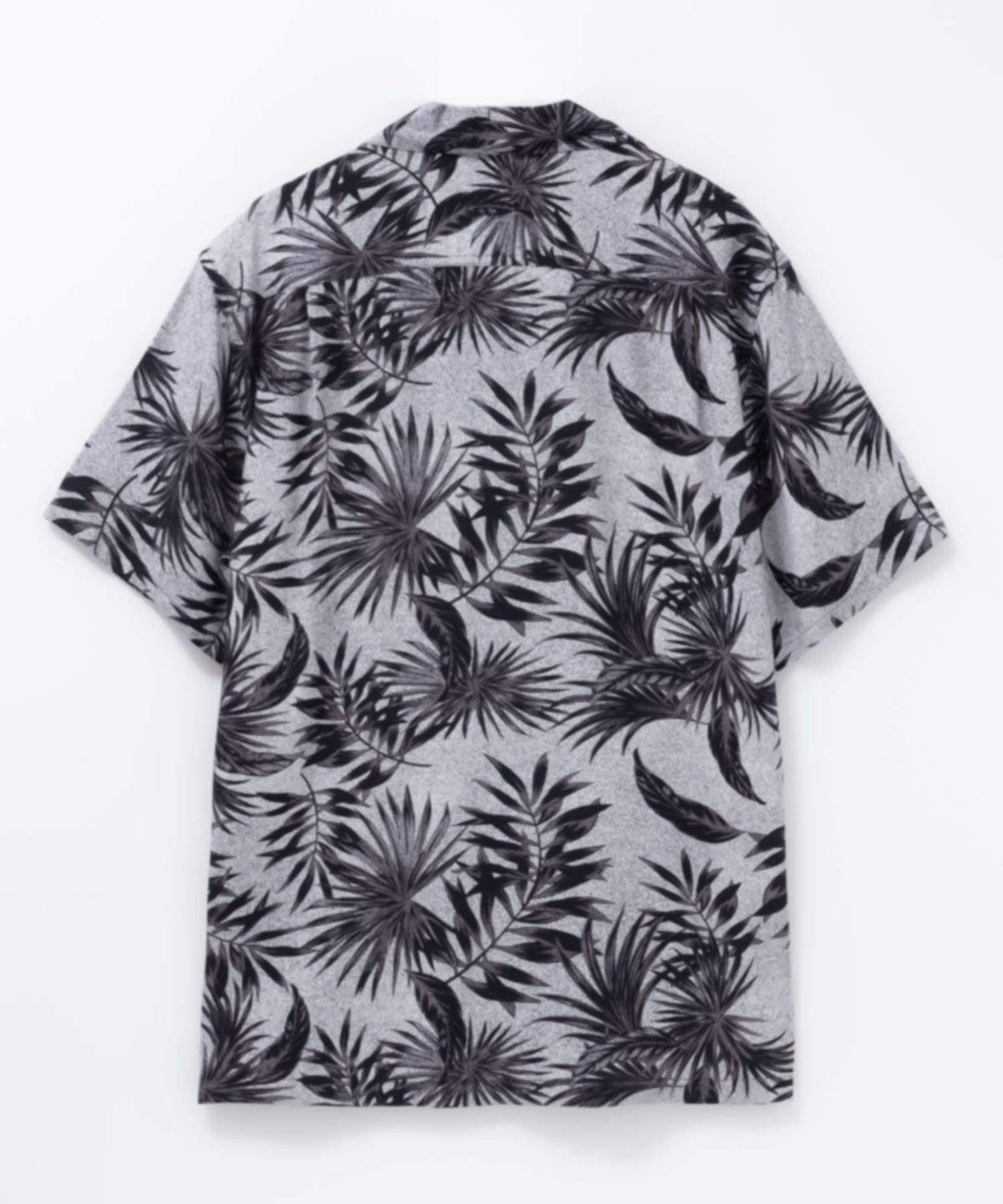 NAVY SARARI レーヨンアロハプリントシャツ メンズ