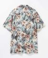 NAVY  SARARI レーヨンアロハプリントシャツ メンズ商品サムネイル-10