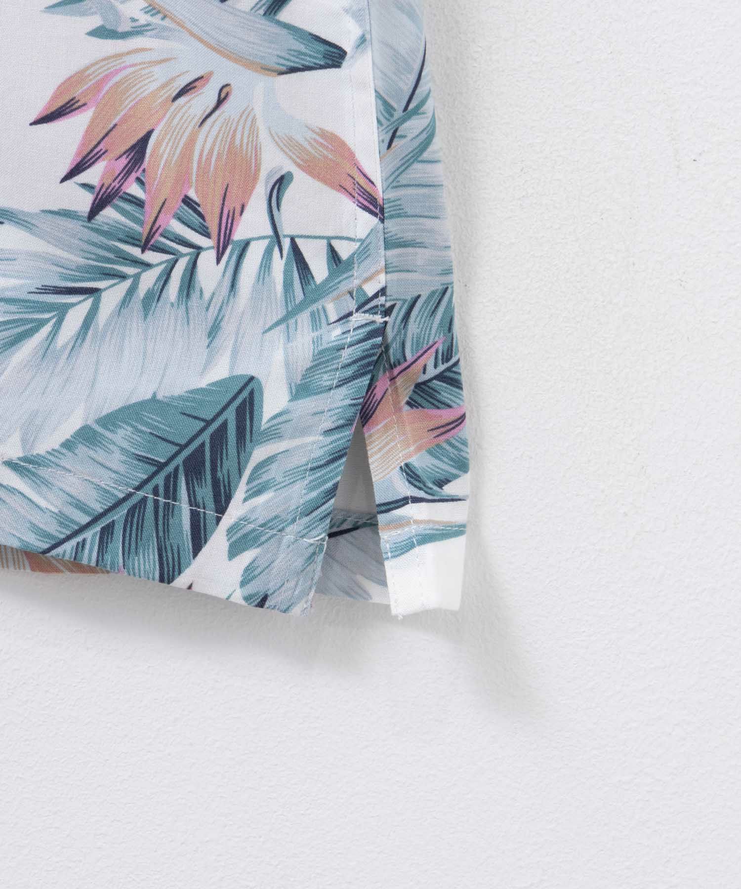 NAVY SARARI レーヨンアロハプリントシャツ メンズ商品サムネイル-16