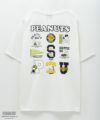 PEANUTS SNOOPY ロゴサガラ刺繍Tシャツ メンズ ネコポス 対応商品