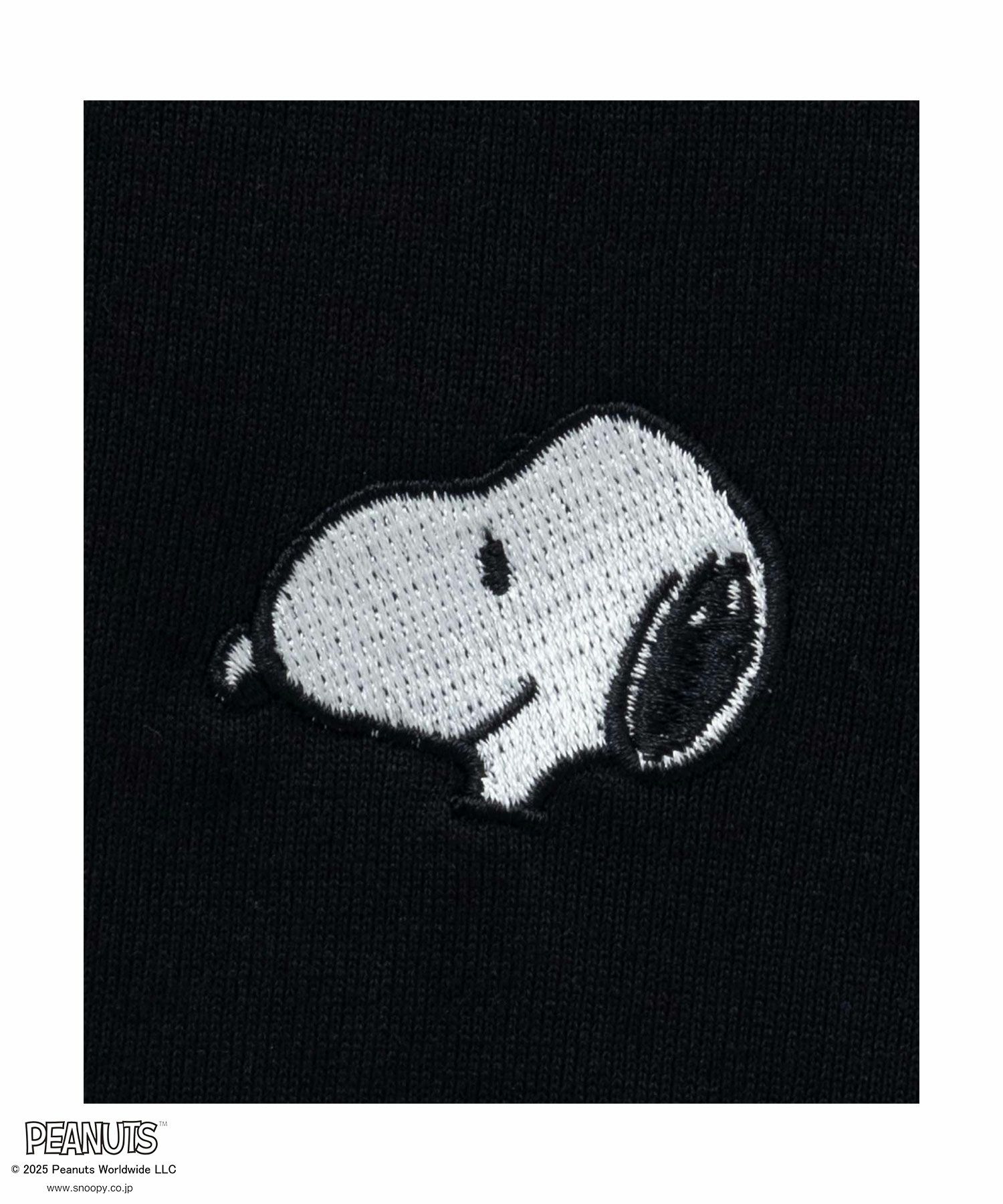 PEANUTS SNOOPY ロゴサガラ刺繍Tシャツ メンズ メール便 対応商品商品画像-5