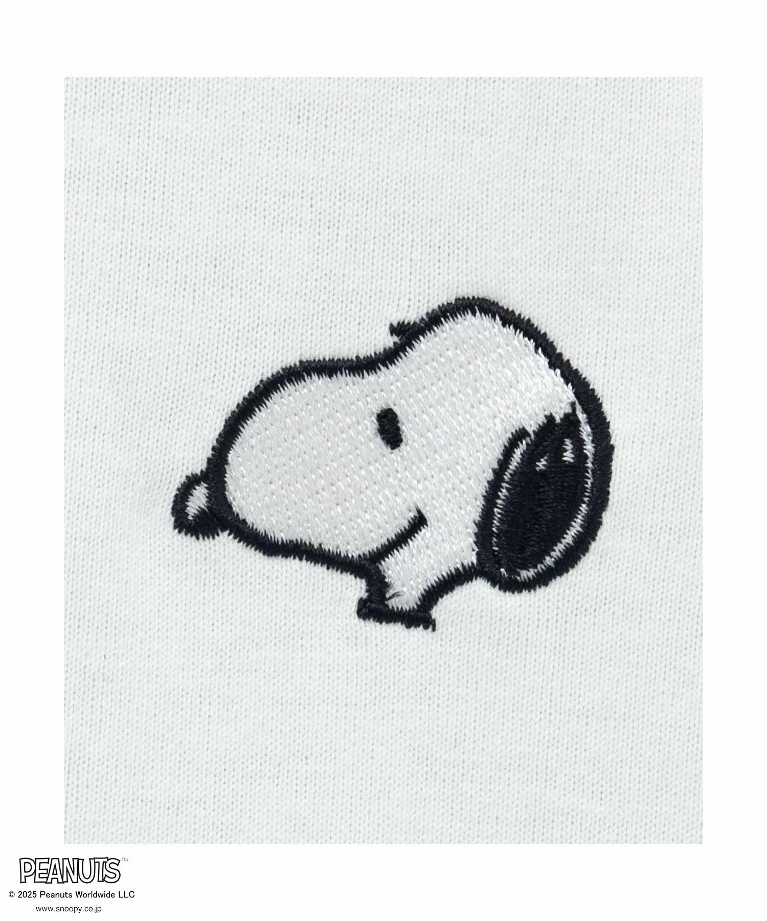 PEANUTS SNOOPY ロゴサガラ刺繍Tシャツ メンズ メール便 対応商品商品サムネイル-6