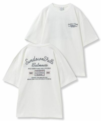 天竺サーフ刺繍Tシャツ メンズ ネコポス 対応商品
