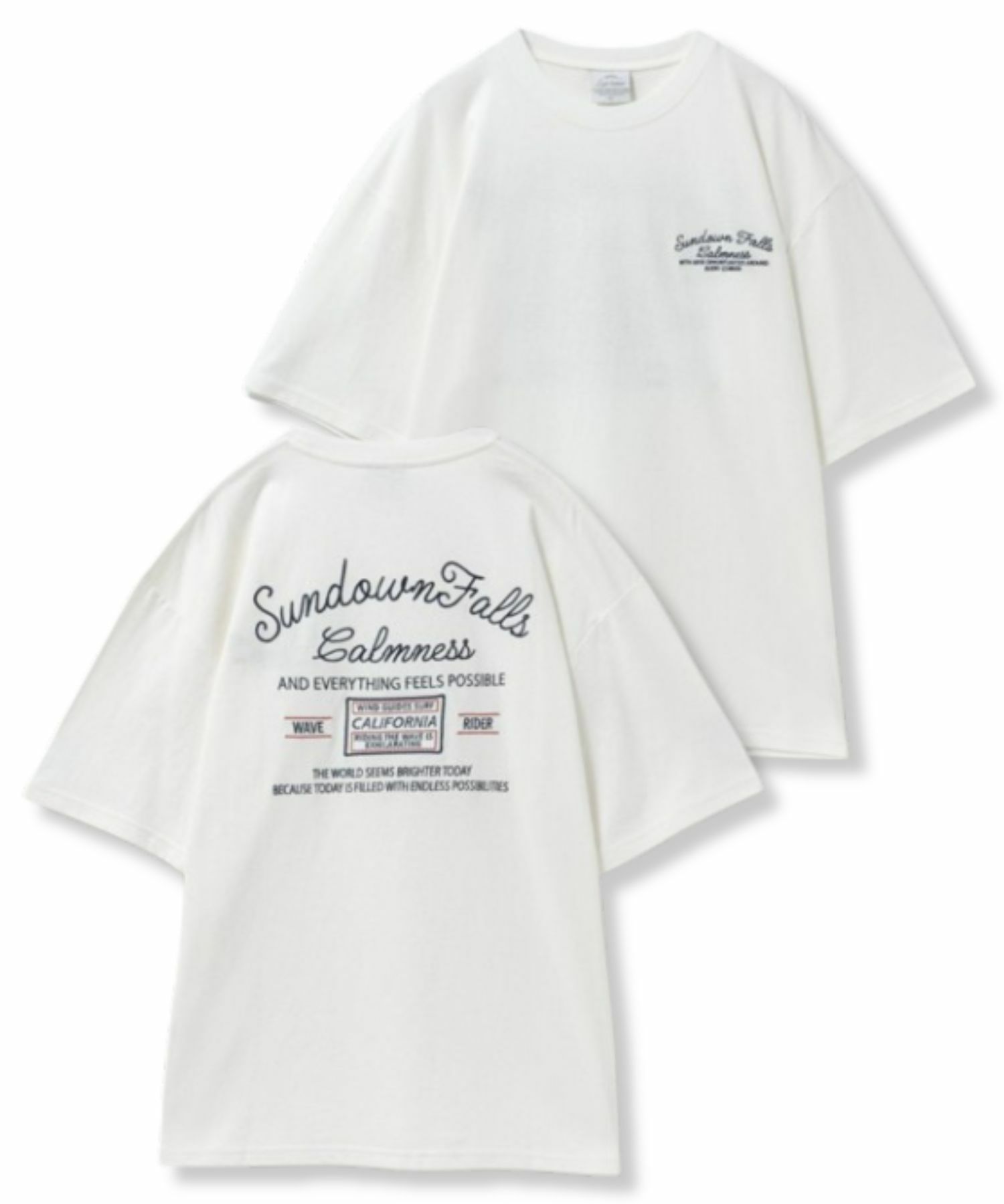 天竺サーフ刺繍Tシャツ メンズ メール便 対応商品商品サムネイル-1