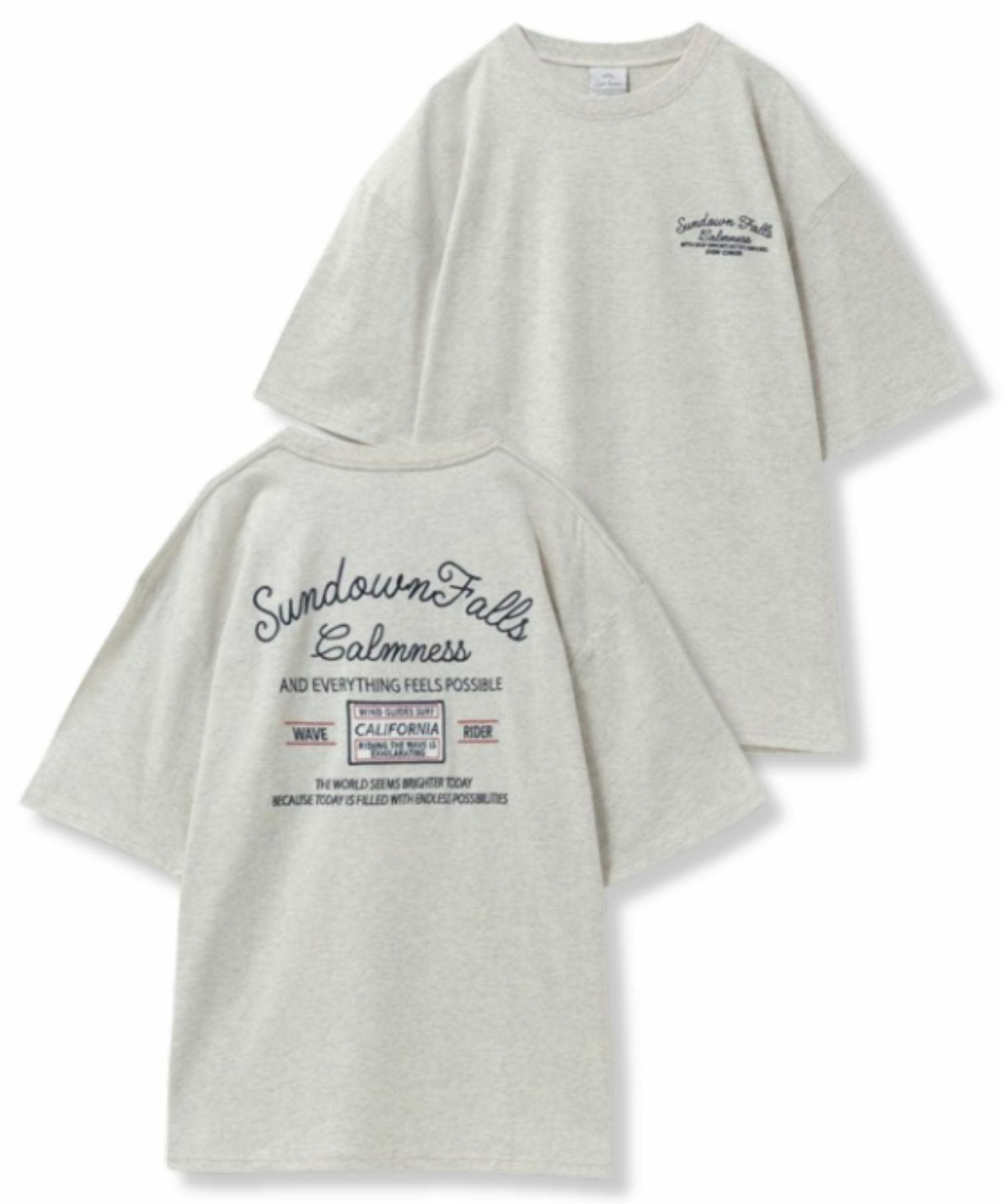 天竺サーフ刺繍Tシャツ メンズ メール便 対応商品商品サムネイル-2