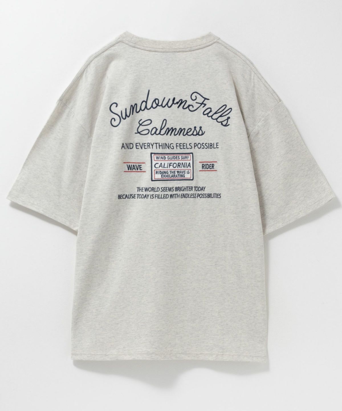 天竺サーフ刺繍Tシャツ メンズ ネコポス 対応商品