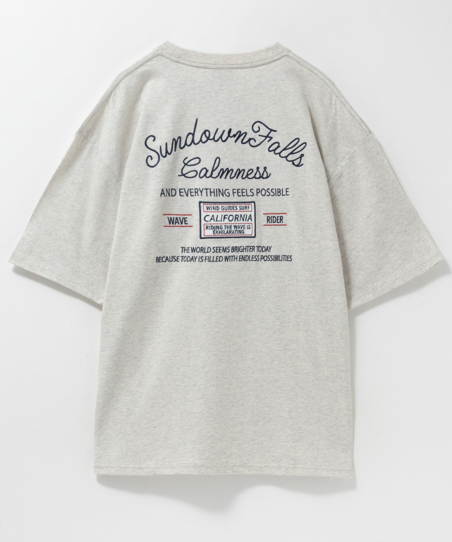 天竺サーフ刺繍Tシャツ メンズ メール便 対応商品商品サムネイル-7