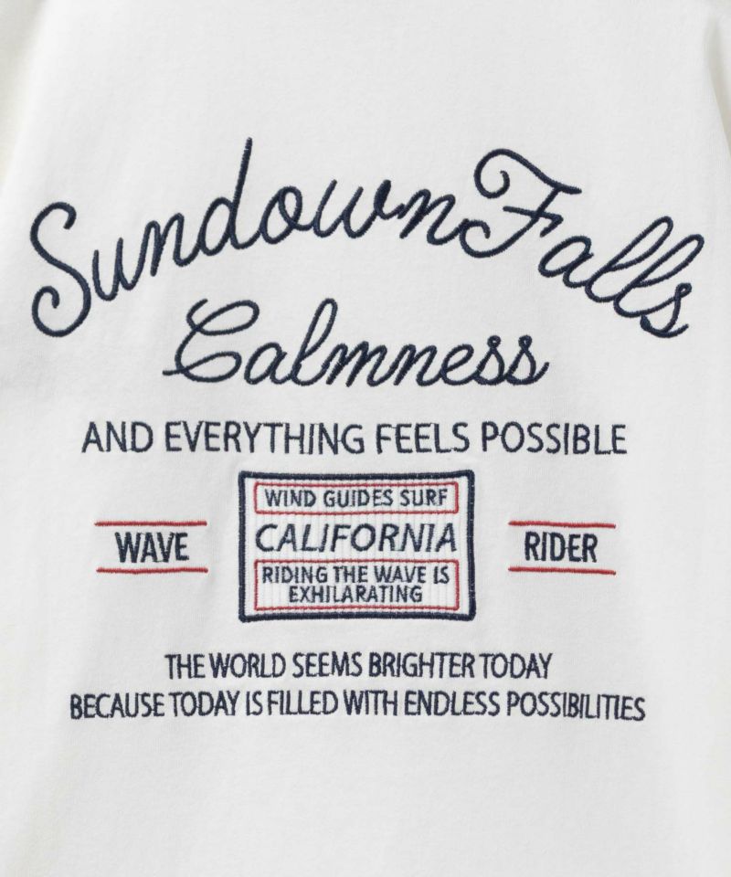 天竺サーフ刺繍Tシャツ メンズ メール便 対応商品商品画像-14