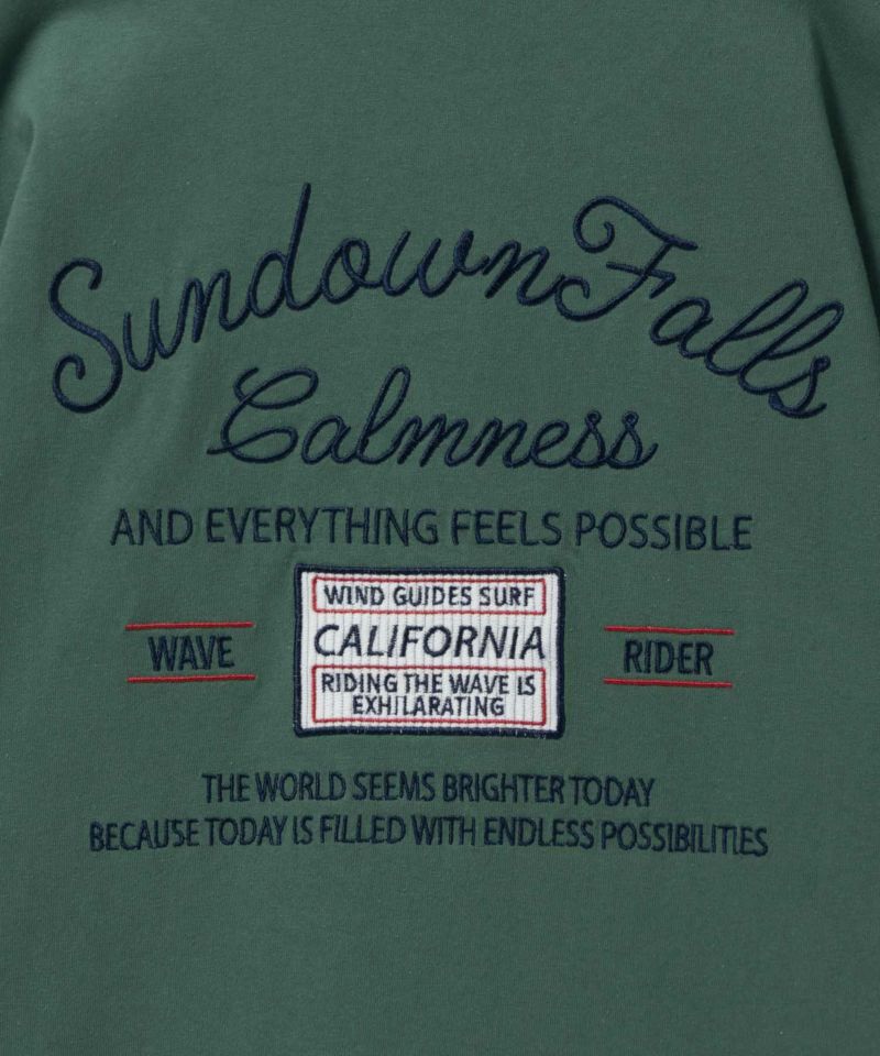 天竺サーフ刺繍Tシャツ メンズ メール便 対応商品商品画像-18