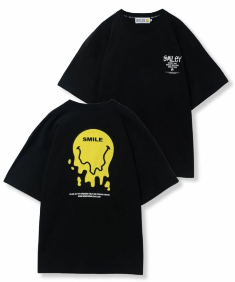 Ravens Smiley Tシャツ (ブラック)Mサイズ 大きいサイズと大きい服のメンズ通販【ビッグエムワン】大きいサイズ