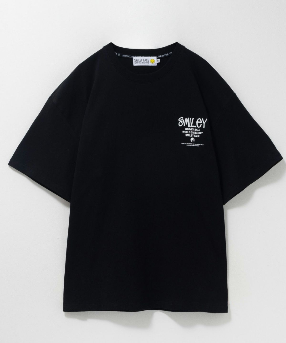 SMILEY FACE ワッペンTシャツ メンズ ネコポス 対応商品