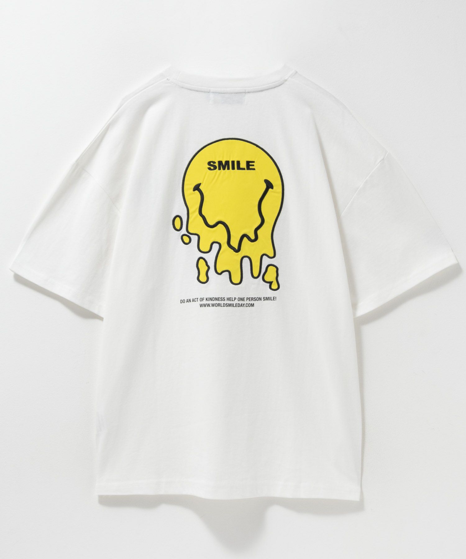 SMILEY FACE ワッペンTシャツ メンズ ネコポス 対応商品